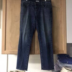 Eileen Fisher Blue Straight Leg Jeans Classic Fit